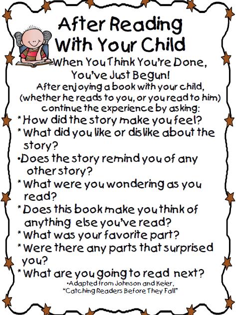Week 1 March 2-5 5 Ways to Read Aloud with Your Child 1. Pick a chapter book to read as a family throughout the duration of PARP.