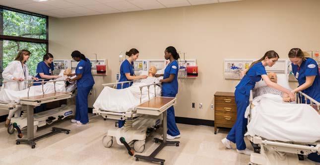 The center s High Fidelity Simulation Suite is comprised of five rooms equipped