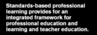 These principles include: Guiding principles of the professional learning framework The goal of professional learning is the ongoing enhancement of practice.