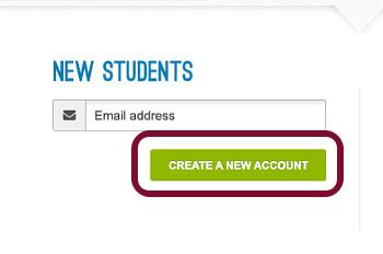Getting Started Action: To register as a new user 2 Entera valid email address and click the Create a New Account button.