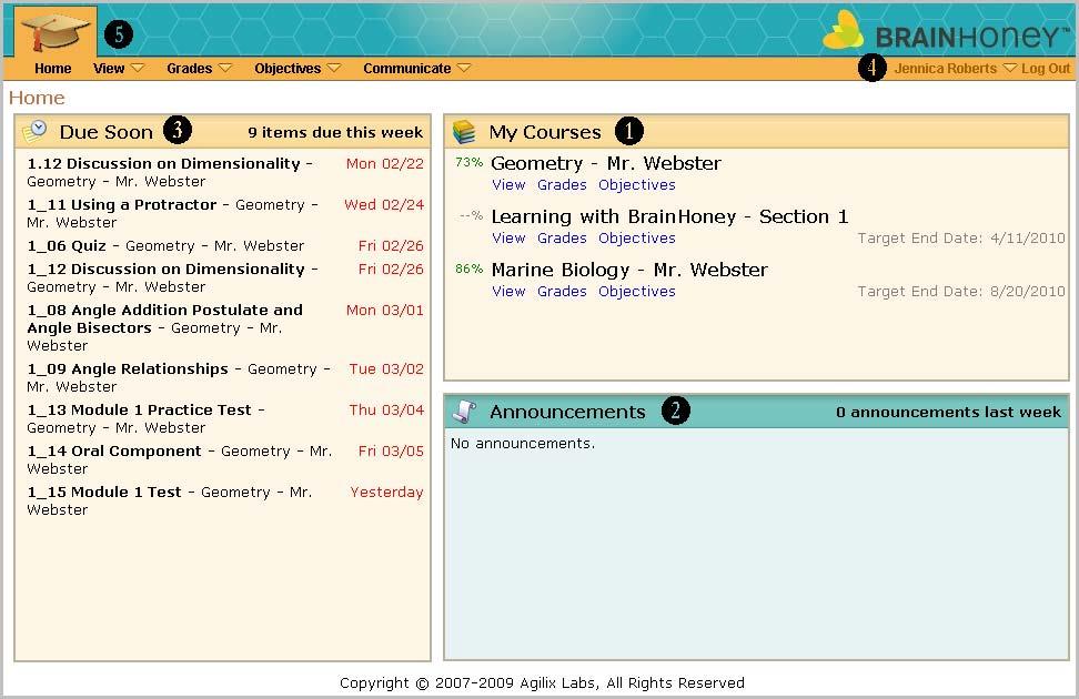 Learner Experience This guide is not meant to be a training resource, but rather a simple path for demonstrating various features of BrainHoney.