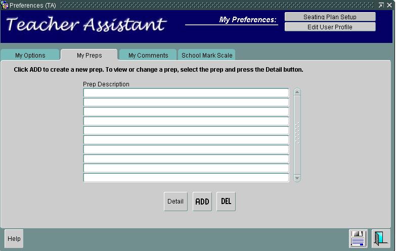 11. Default Display Assessment: The number of assignments on the screen display. A good choice would be to put 50 here. 12.