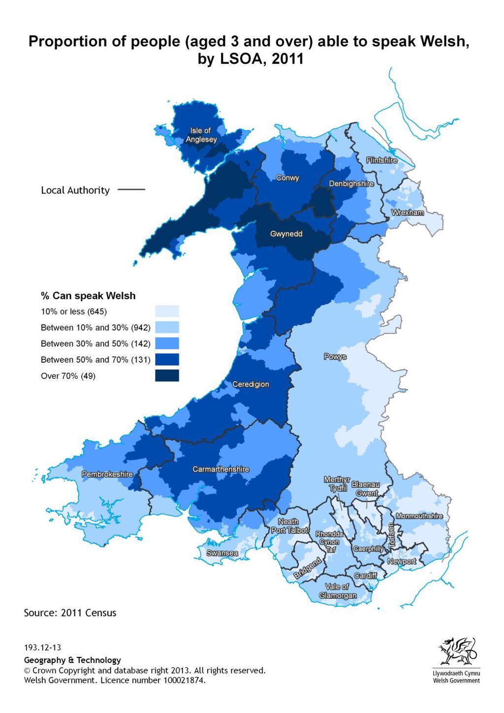 8.11 As stated above, the 2013-14 Welsh Language Use Survey and the National Survey itself gave