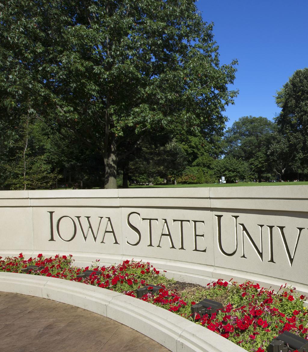 Iowa State University Location: Ames, Iowa, 30 minutes north of Des Moines, Iowa s state capital and largest population and business center Enrollment: 36,321 (fall 2017) Faculty and staff: 6,000