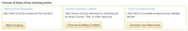 4.3 Create a Custom Resource The Create a Custom Resource feature allows you to build your own learning content. You can mix content from the PLATO library and from your own lessons.