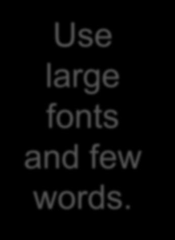 fonts and