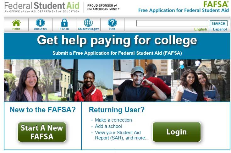 FINANCIAL AID APPLYING FOR AID Students need to complete the Free Application for Federal Student Aid (FAFSA) in order to apply for financial aid.