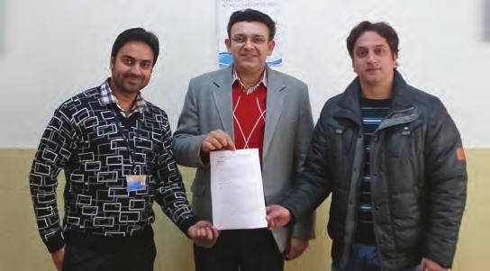 RESEARCH & DEVELOPMENT Patents Filed Dr. Ankur Gupta, Mr. Shafqat Shamim and Mr. Lohit Kapoor filed MIET's ninth patent on 5th February, 2015.