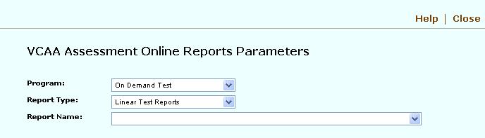 3.11 Generating Reports It is possible for either the teacher or administrator to generate reports immediately after students have completed tests.