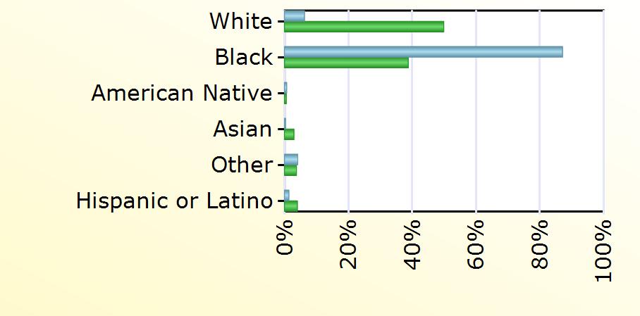 Virginia White 18 12,655 Black 250 9,833 American Native 2 139 Asian 1 754 Other 12 951 Hispanic or Latino 4 1,021 Age