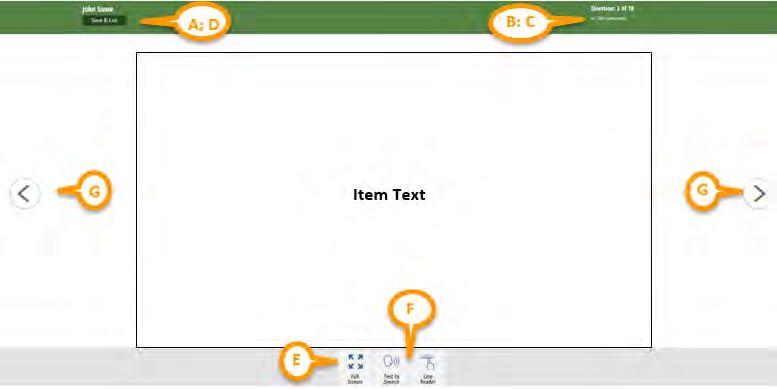 5. ISBE Learn displays the Start Test page with basic information and test instructions. To start the test, click Start Test.