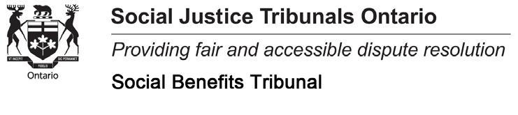 Important information about the Social Benefits Tribunal s Appeal Process Step 1 When to file your appeal a.