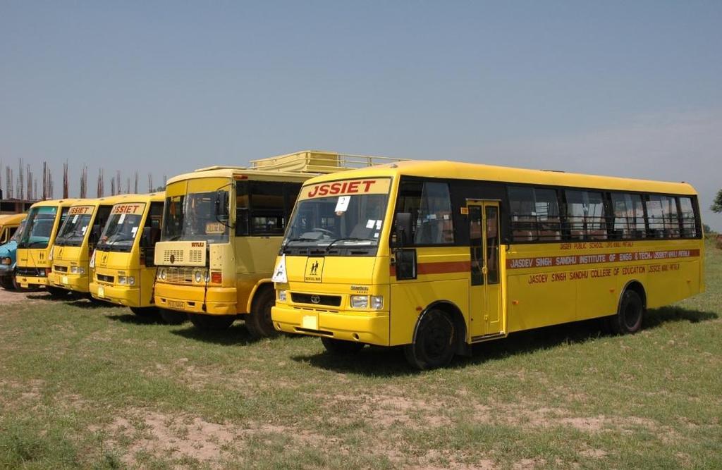 Transport Facility (JSSGOI owned a Fleet of 15 High-tech Buses) INSTITUTE