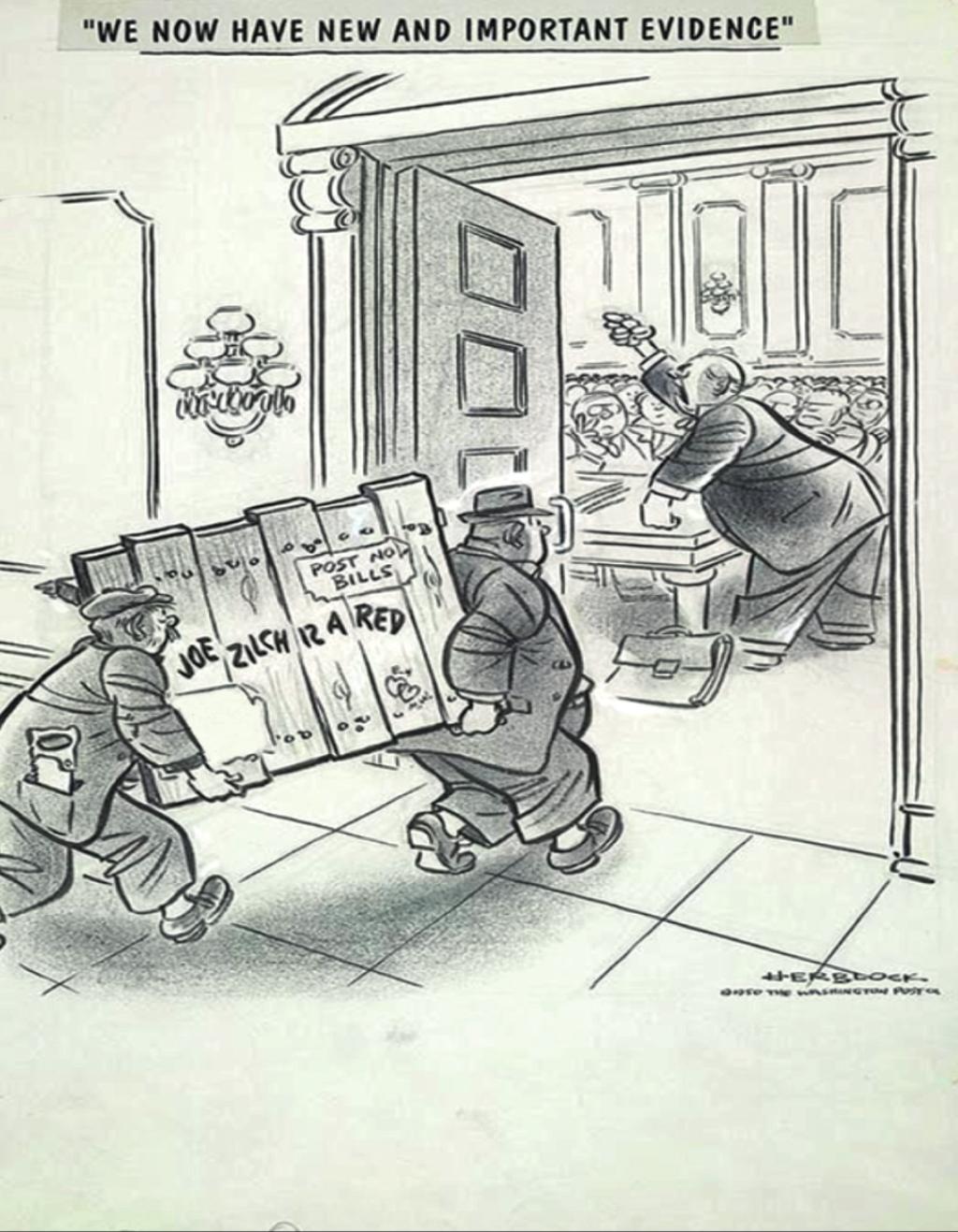 9 SOURCE C An American cartoon published in 1950.