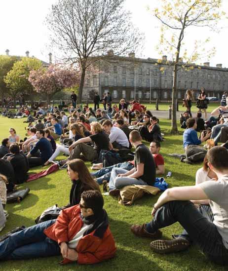 International Students in Trinity - International Student Survey ranked Trinity as the top university in terms of educational experience - Students from over 122 different countries come to Trinity