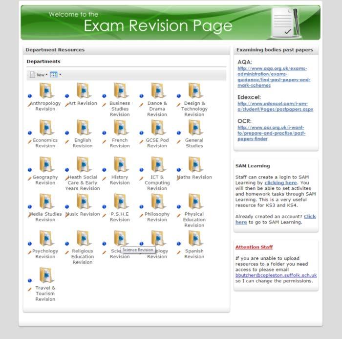 Revision Page button.