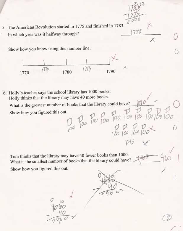 Student G tries to use subtraction to find the midpoint. But does not use that information to find the midpoint. How could the 8 be used to find the midpoint?