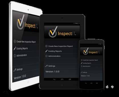 Key Features of InspectIT: On-site report deliverability Unlimited report generation Customized report