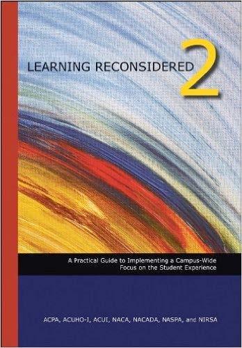 Learning Reconsidered 2 Learning is not exclusively classroom-based Many valued outcomes are the result of processes outside the classroom Learning is a process based on three