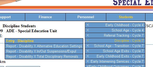4. MySped Resource School Age Reports Reports are located under Entry - Referral Tracking in the Referral Tracking Application (see page 9.