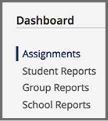 Assigning Tasks/ Curriculum to Students Instructors will have the ability to assign specific lessons or tasks within the platform to students within their assigned groups.