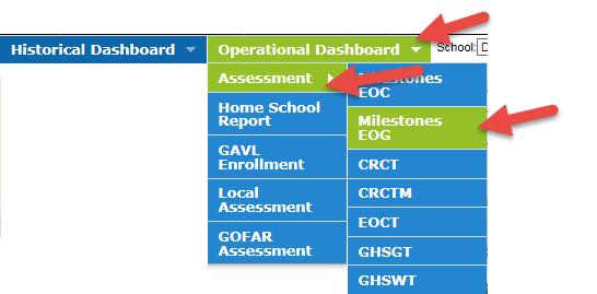Operational Dashboard SLDS District/School Dashboard User Guide 31 As mentioned previously in this guide, all of the data on the Operational Dashboard is driven by the students who are currently