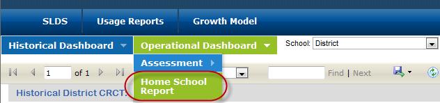 SLDS District/School Dashboard User Guide 33 By clicking on any bubble, you will see a list of students that make up that group of students.