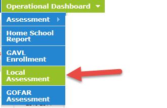 Local Assessment SLDS District/School Dashboard User Guide 37 Please refer to the Local Assessment District and School User Guide for detailed information on