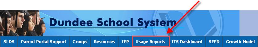 Note: If you are a district-level user, you can see all schools in the district; if you are a schoollevel user, you will only see your school.