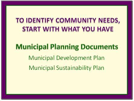 Slide 31 This is Alberta specific every municipality should have produced these