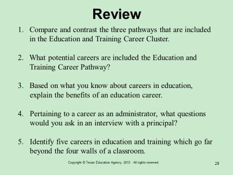 Slide 28 Is Education and Training