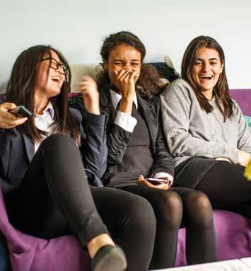 Students are accommodated in comfortable single, twin or triple rooms in one of the school's boarding houses, with separate sections for girls and boys and with a shared common room with