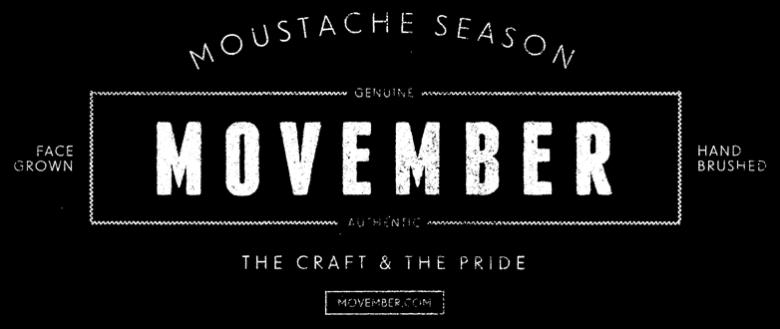 different styles of mustaches for the month of November.