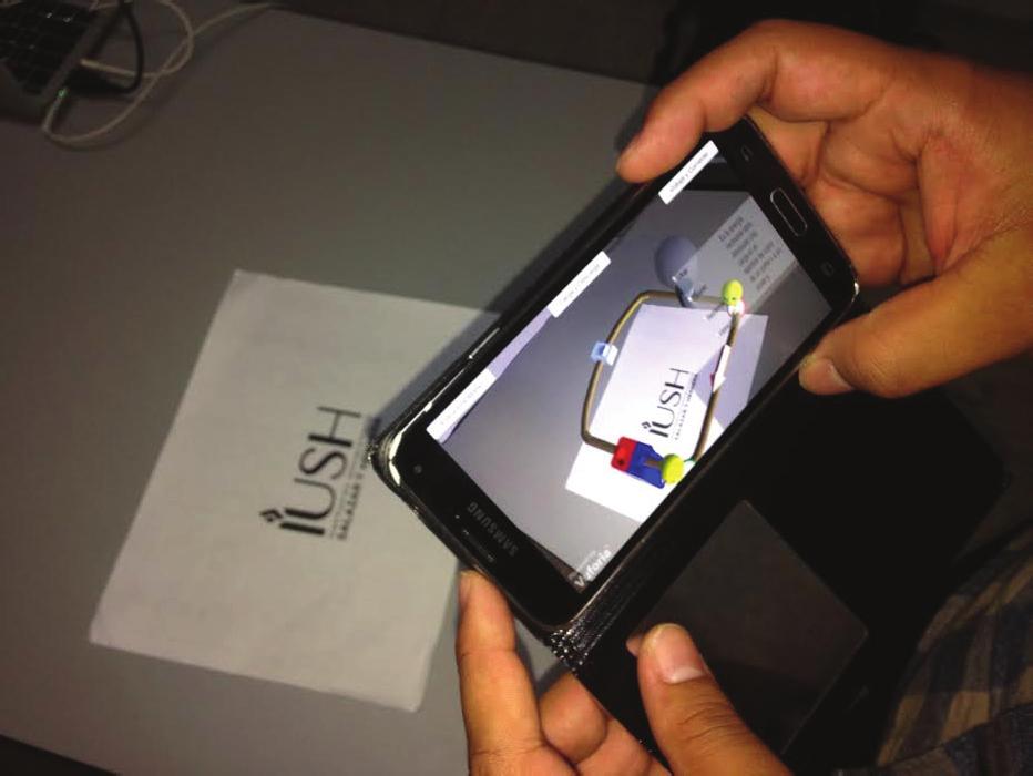 Christian Diaz et al. / Procedia Computer Science 75 ( 2015 ) 205 212 209 Fig. 2. Student interacting with the augmented reality application developed. 3.1. Experimental Design Sixteen students took part of the experimental test.