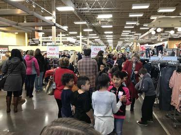 Kids event at the Hollywood Fred Meyer store.