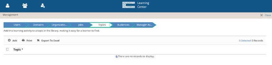 This will allow Learners searching for the class by topic, rather than