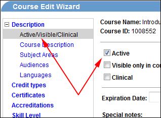 4. Click Course List. 5. Locate the course that you wish to edit and click the pencil icon next to it. Note: Don t see your course? Check to make sure you have selected the correct filtering.