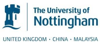 UNIVERSITY OF NOTTINGHAM RECRUITMENT ROLE PROFILE Job Title: School/Department: Professor of Social Work Sociology and Social Policy Job Family and Level: Research and Teaching Level 7 Contract