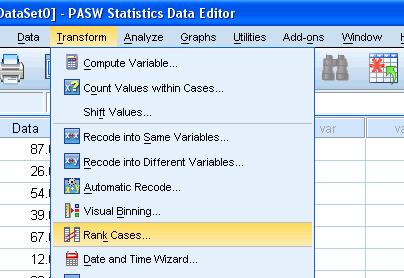 .. in the top menu. Published with written permission from SPSS Inc, an IBM Company. 3.