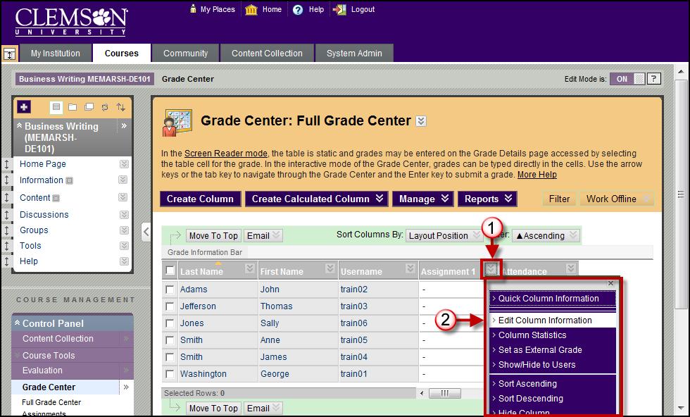 4. Click the action link and select Copy. The new Grading Schema is displayed on the Grading Schemas page. 5. Review the steps in Editing a Grading Schema to learn how to modify the copied schema.