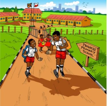 They read pg. 1: My friend Kiki and I walk home from school. The librarian emphasised the importance of each child putting him- or herself in the place of the I character in the story.