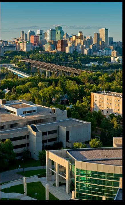 University of Alberta Edmonton Alberta Canada One of Canada s leading research and teaching universities More than $500 million in annual research funding (3rd in Canada) 18 Faculties with