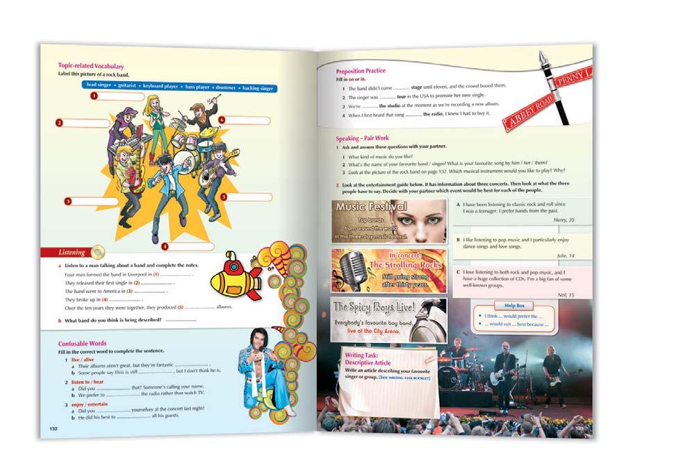 It has a magazine-like layout and includes a variety of level-appropriate, authentic texts. Spot On 4 also: prepares students for any B2 level exam.
