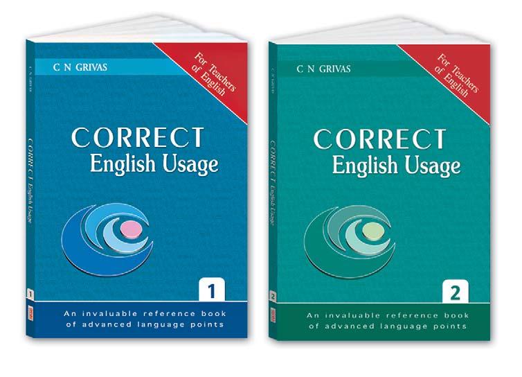 Resource Books for Teachers CORRECT English Usage 1 & 2 The most complete reference book that all teachers need and love!