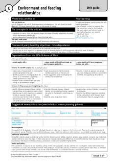 Pain-free planning Sample unit guide from Teacher Resource CD-ROM 1 The unit guide makes it easy for you to see what Yearly Teaching Objectives from the Framework are covered.