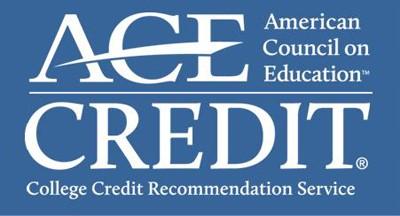 J: INFORMATION, POLICIES AND GUIDELINES College Credit Recommendation The ACE CREDIT logo is a registered trademark of the American Council on Education and cannot be used or reproduced without the