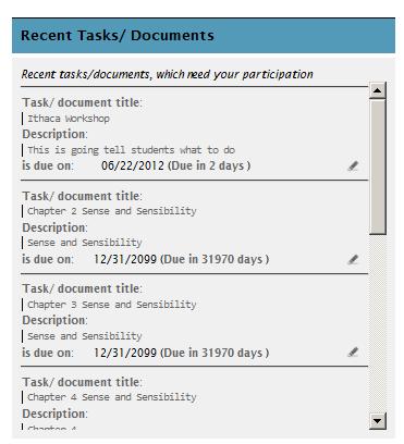 When you are ready to commit the task document to a Salon, simply Click Put this task/document in a Salon and select the salon as shown below.