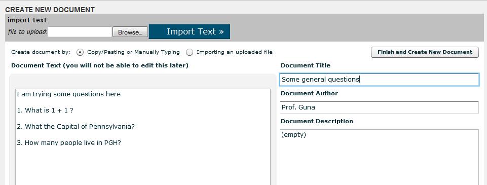Change font, create web links to external content (select text and in the http:// box below, type the URL). Add images to documents and create a well formatted task document.