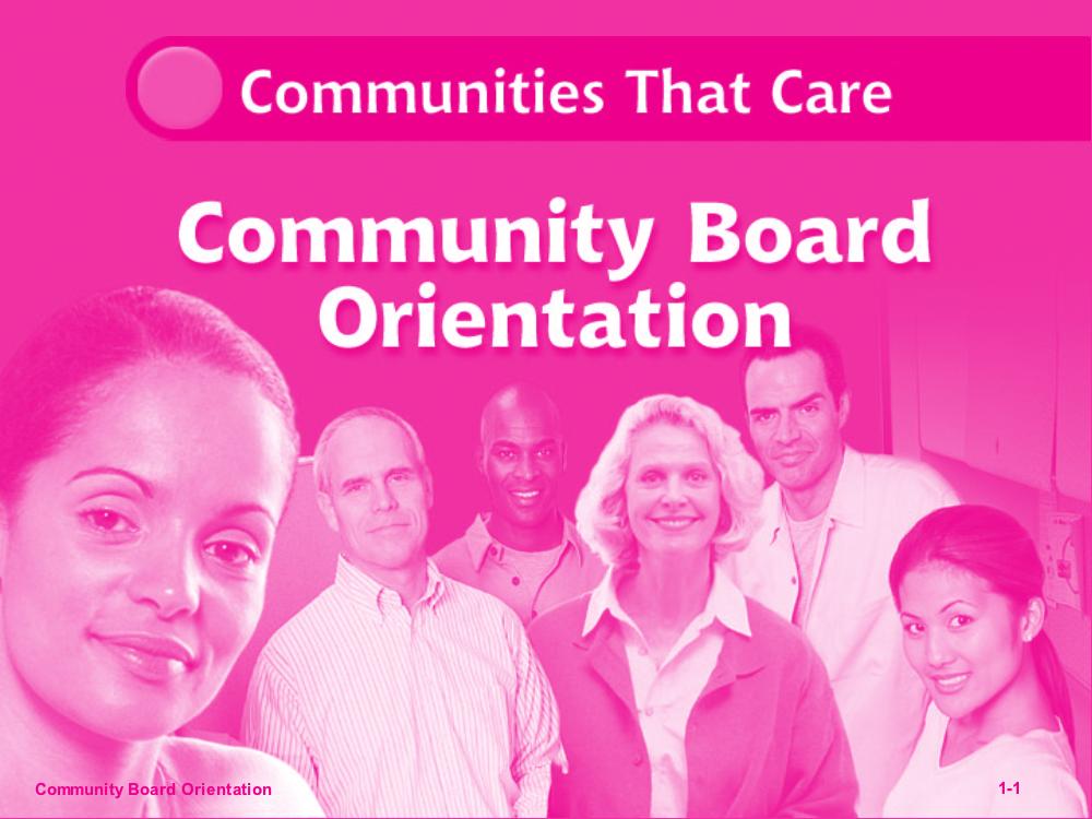 Communities That Care Slide 1-1
