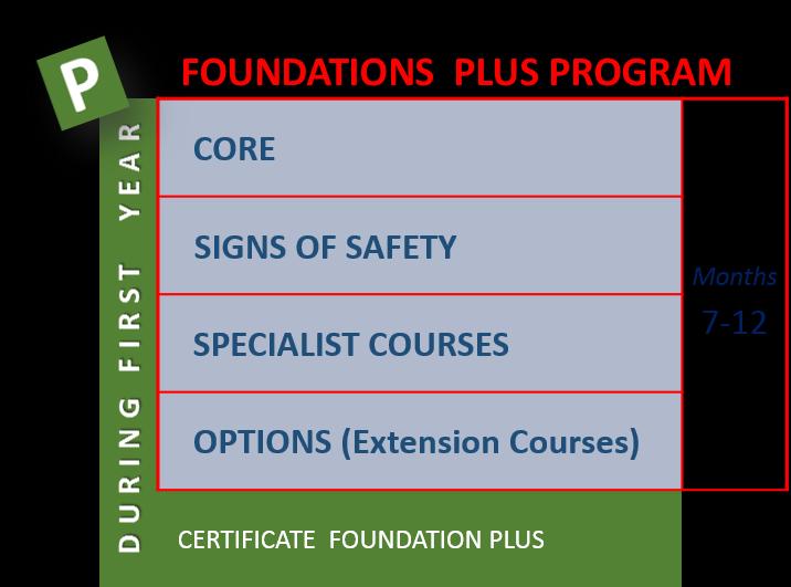 Complete the Child Protection Foundations Plus program once you have completed probation, the Child Protection Foundations program and you have six-months practice experience.